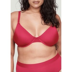 Cuup The Demi T-Shirt - Spacer Pink Underwire Bra 44C WL306